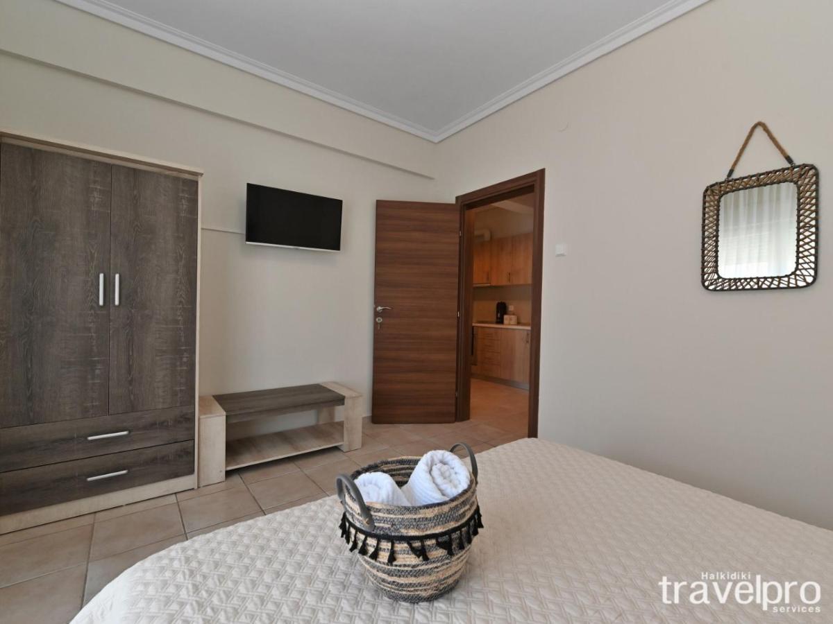 Marianthi Apartment By Rentalspro Services - Nea Moudania Halkidiki Exteriör bild